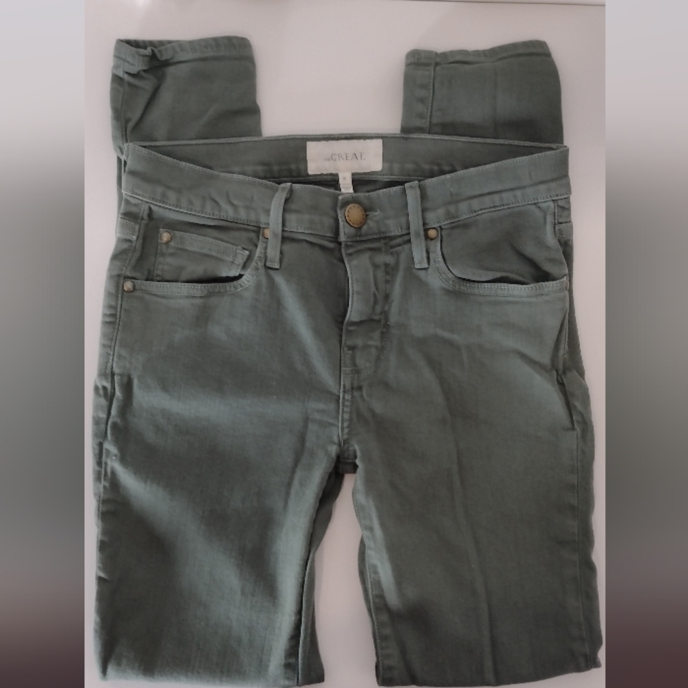 The great skinny skinny Olive green